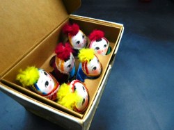 mini chinese dolls in box